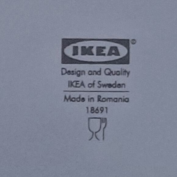 Ikea Dinera 18691 Dinner Plates Matte Dark Gray Stoneware Set of 2 - Picture 1 of 6